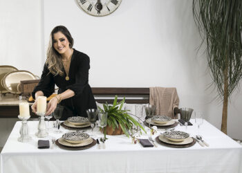 O charme da mesa posta