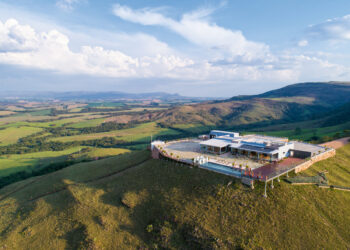 No alto das montanhas